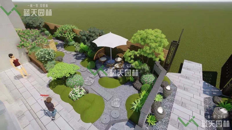 众合康园-自然式风格庭院设计